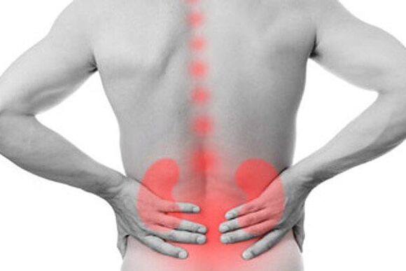 Inkstų patologijos gali išprovokuoti apatinės nugaros dalies skausmą