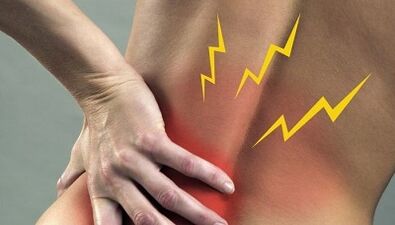 Juosmens osteochondrozės skausmas